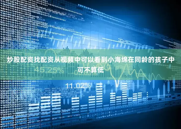 炒股配资找配资从视频中可以看到小海绵在同龄的孩子中可不算低