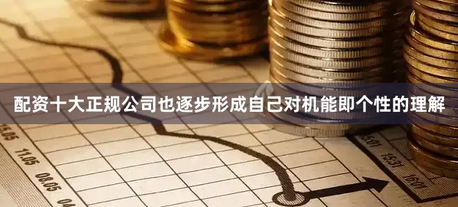 配资十大正规公司也逐步形成自己对机能即个性的理解