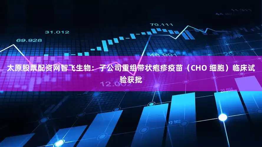 太原股票配资网智飞生物：子公司重组带状疱疹疫苗（CHO 细胞）临床试验获批